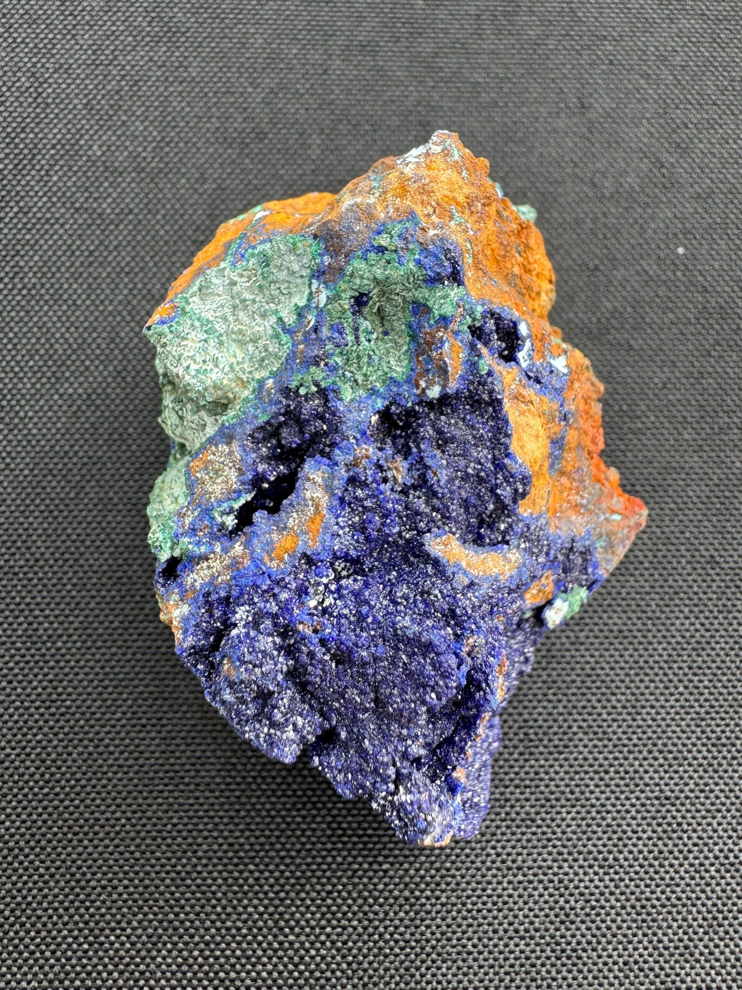 Azurite on Matrix – Deep Blue Mineral Specimen from Katanga, DR Congo – Collector’s Crystal
