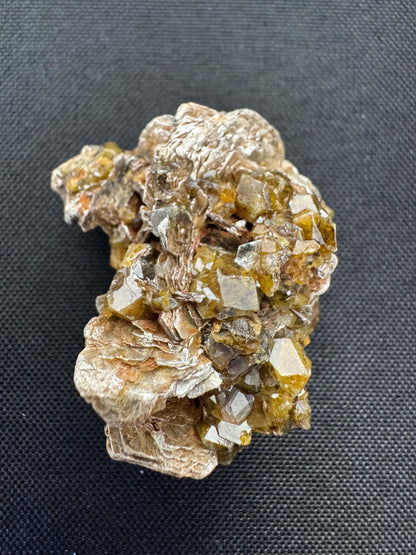 Mali Garnet with Mica – Rare Mineral Specimen from Sandaré, Kayes – Collector Crystal (69 g)