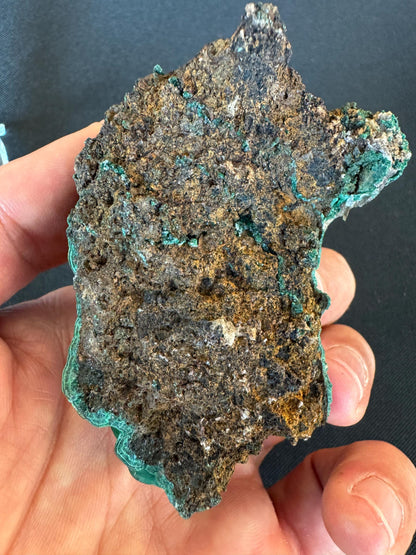 Barite with Malachite – Rare Green and White Mineral Specimen – Collector Crystal (88 g)