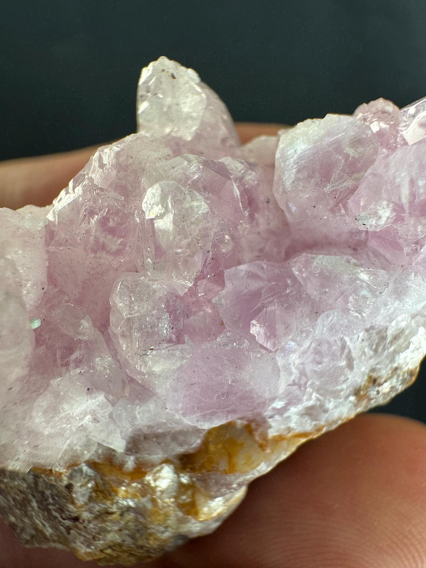 Cobalto-calcite – Sparkling Pink Translucent Crystals – Rare Collector Mineral Specimen (34 g)