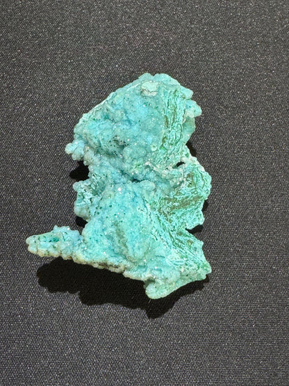 Chrysocolla Druzy Specimen Rare – Natural Blue Mineral from Congo – Collectible Crystal, Raw Mineral Stone