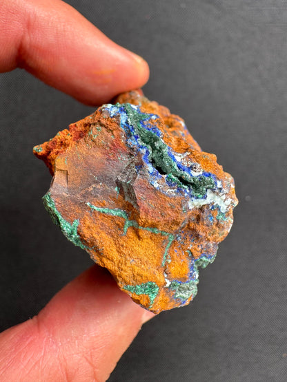 Azurite on Matrix – Deep Blue Mineral Specimen from Katanga, DR Congo – Collector’s Crystal