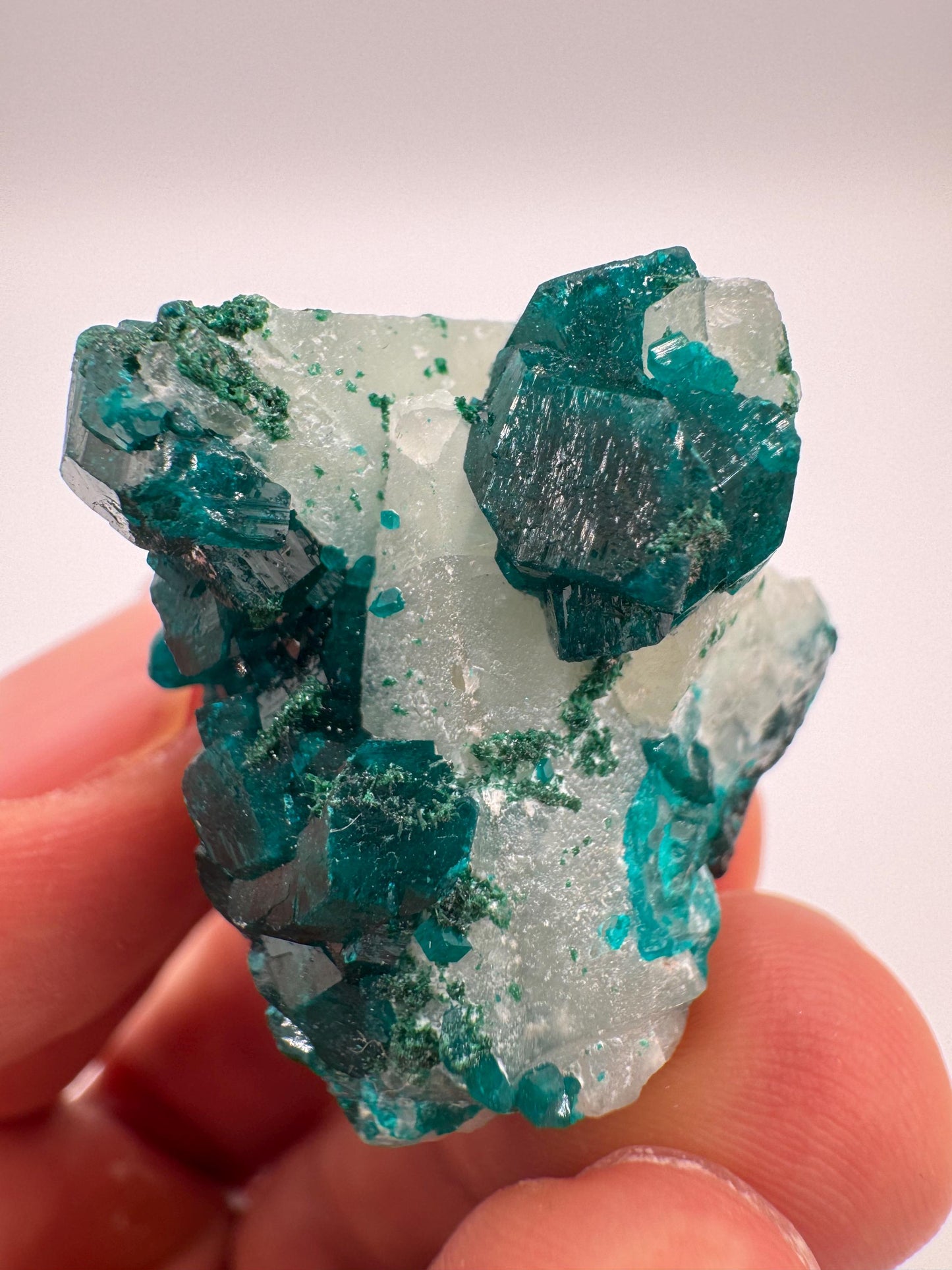 Natural Jobtaz Crystal – Green and Clear Quartz Combination – Rare Collector Mineral from Congo-18g