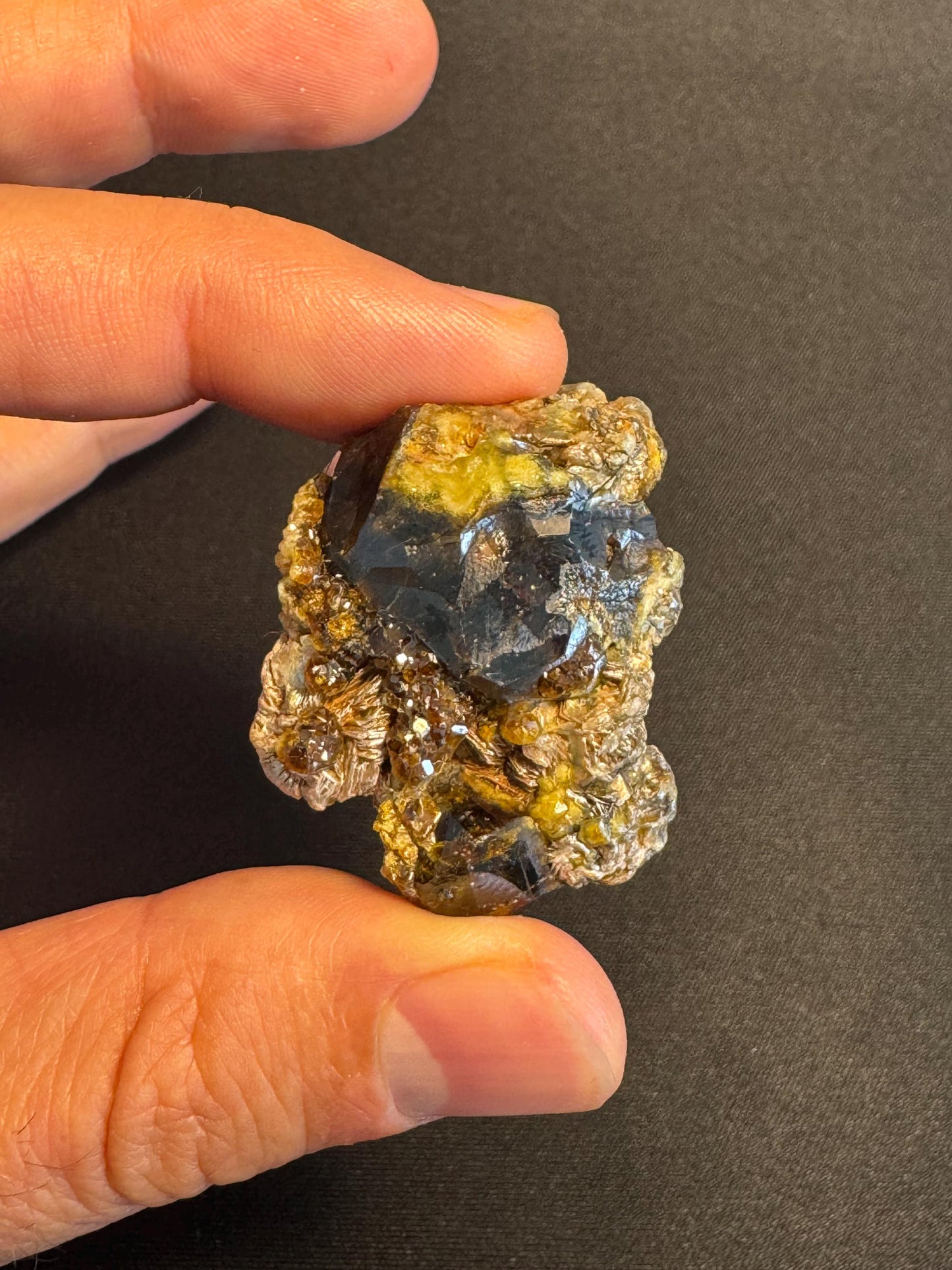 Mali Garnet with Mica – Natural Mineral Specimen from Africa – Collectible Stone, Raw Crystal