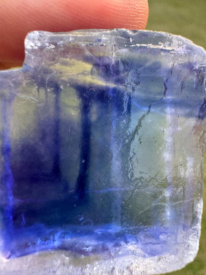 Blue Halite Crystal from Turkey – Intense Blue Color – Natural Collector Specimen