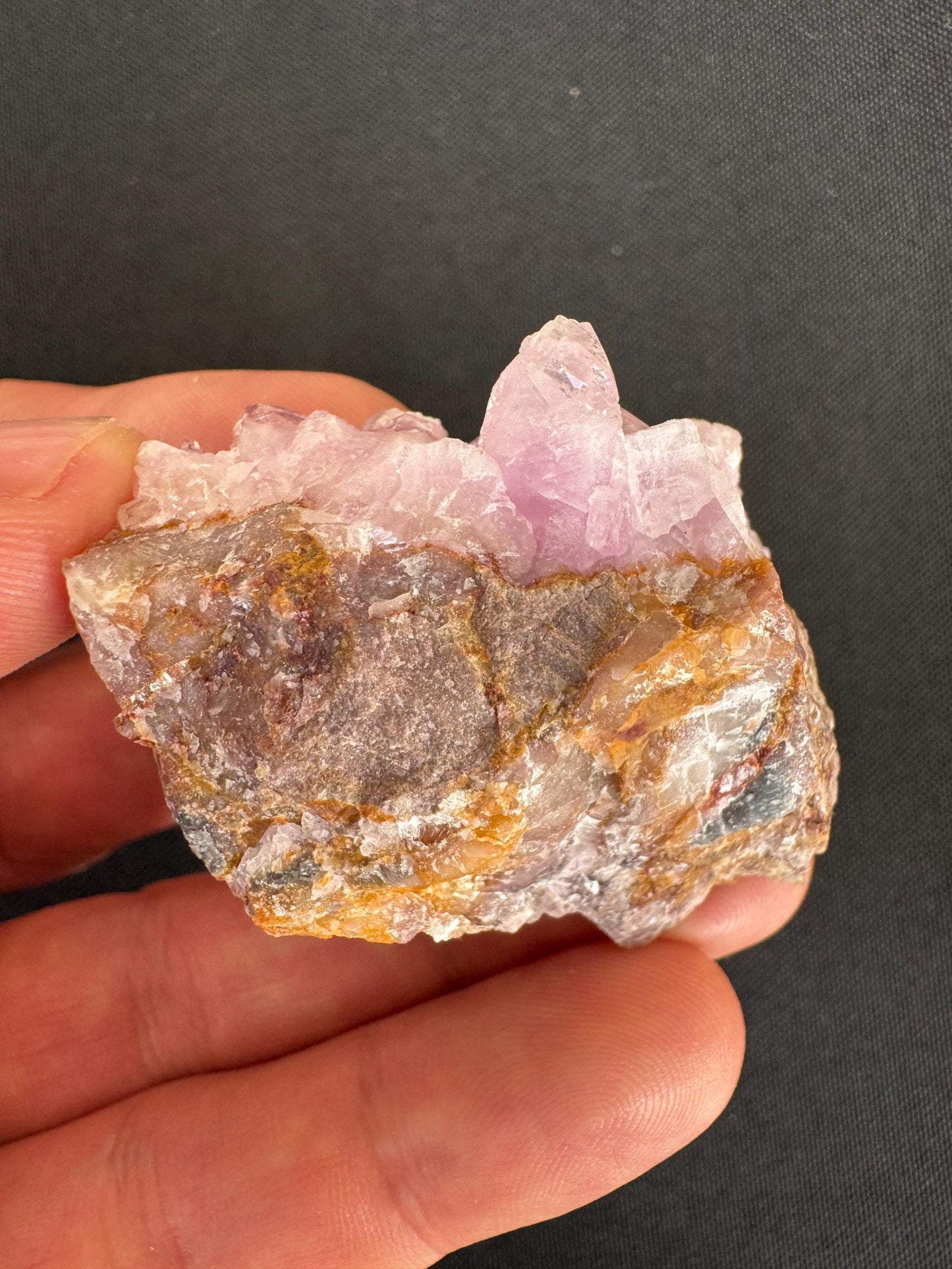 Cobalto-calcite – Sparkling Pink Translucent Crystals – Rare Collector Mineral Specimen (34 g)