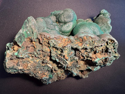 Botryoidal Malachite Specimen – Rare Mineral from Lubumbashi, Katanga (Congo) – Collectible Green Crystal