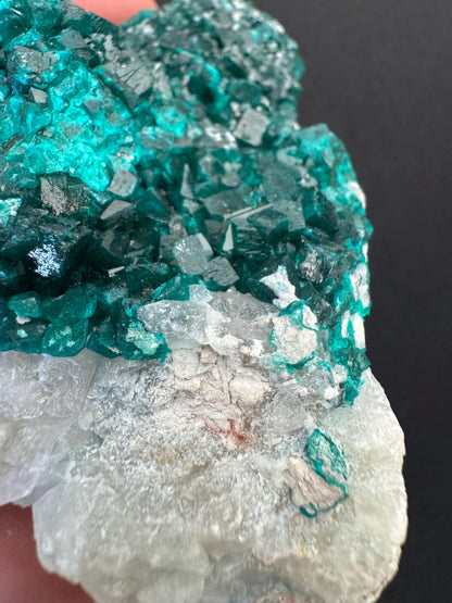 Natural Dioptase Crystal – Vivid Green Raw Mineral from Congo – Collector Specimen (131 g)