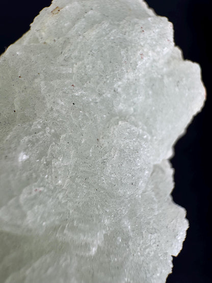 Prehnite with Calcite – Light Green Crystal from Mali – Rare Mineral Specimen (108 g)