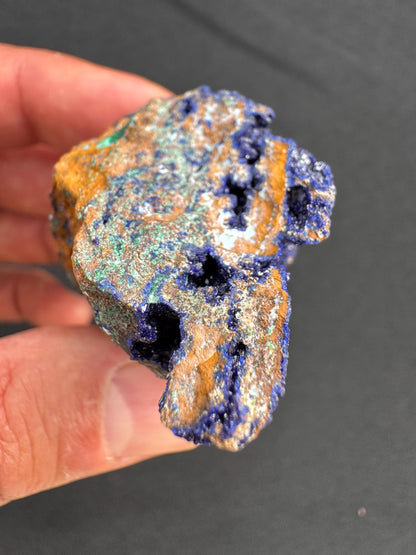 Azurite on Matrix – Deep Blue Mineral Specimen from Katanga, DR Congo – Collector’s Crystal