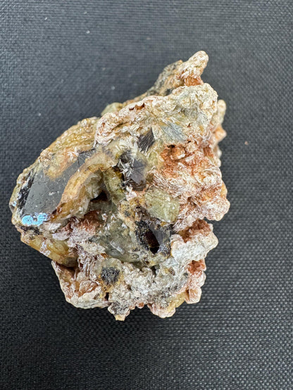 Brilliant Mali Garnet with Mica – Sparkling Faceted Crystal from Sandaré, Kayes – Collector Mineral