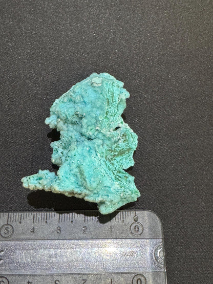 Chrysocolla Druzy Specimen Rare – Natural Blue Mineral from Congo – Collectible Crystal, Raw Mineral Stone