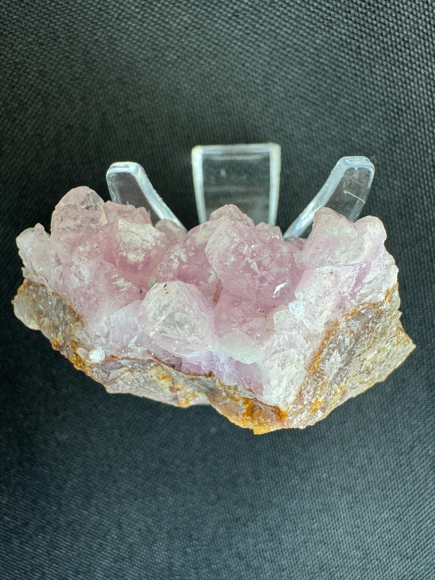 Cobalto-calcite – Sparkling Pink Translucent Crystals – Rare Collector Mineral Specimen (34 g)