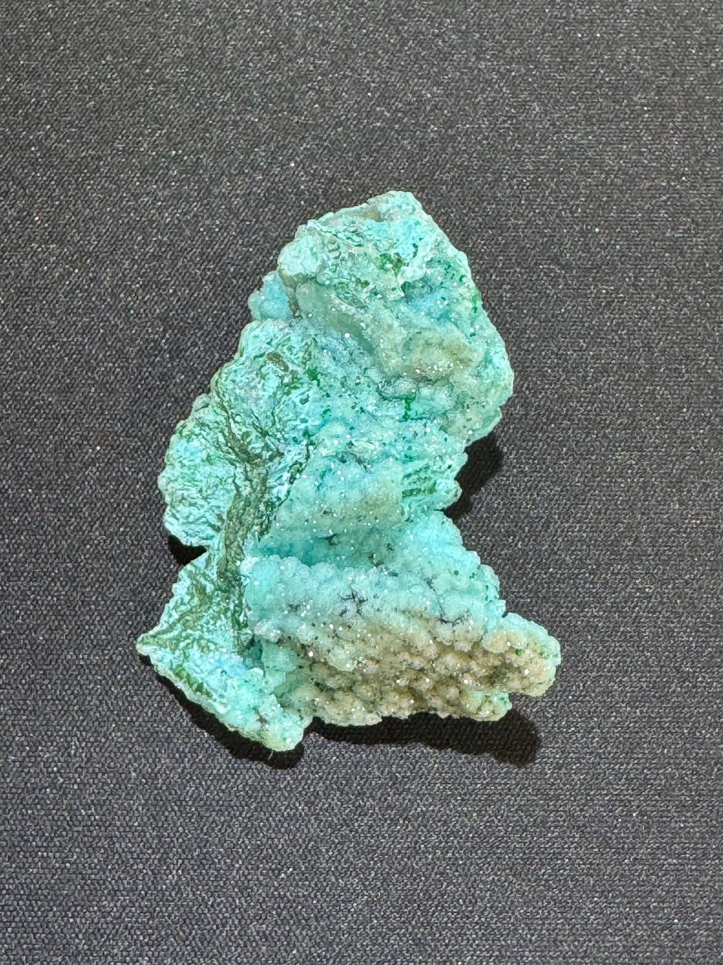 Chrysocolla Druzy Specimen Rare – Natural Blue Mineral from Congo – Collectible Crystal, Raw Mineral Stone