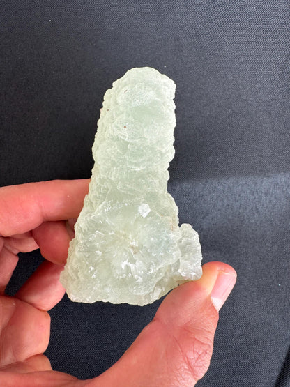 Prehnite Stalactite – Rare Green Crystal Formation from Mali – Collector Mineral Specimen (213 g)