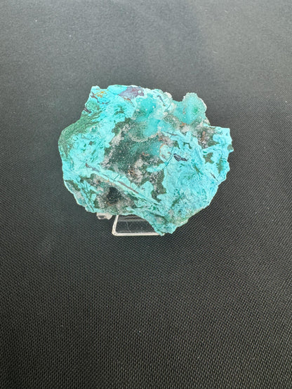 Natural Drusy Chrysocolla Crystal – Sparkling Blue-Green Specimen from Africa – 52g