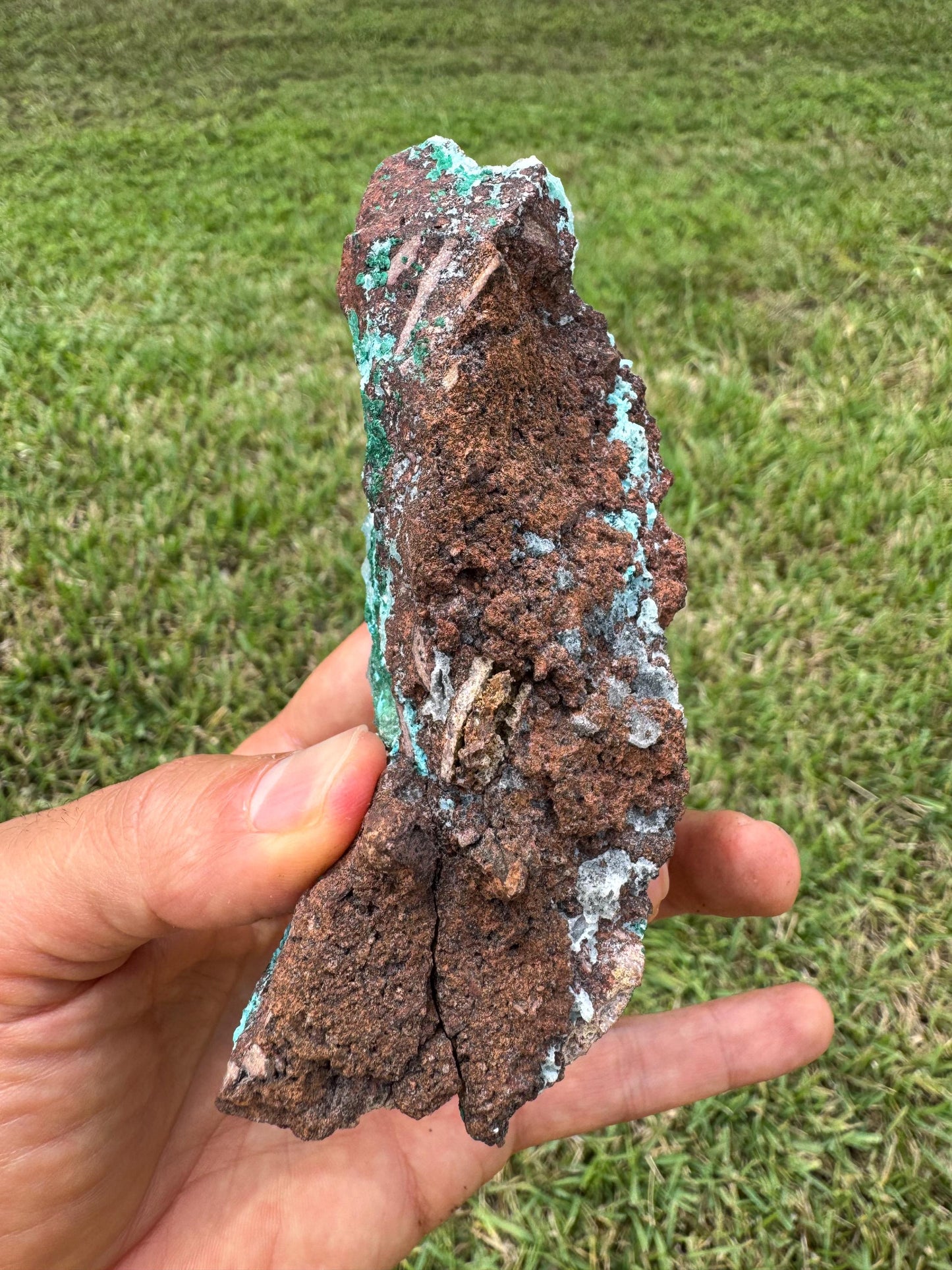 Drusy Chrysocolla Specimen – Rare Blue Mineral from Lubumbashi, Katanga (Congo) – Collectible Crystal