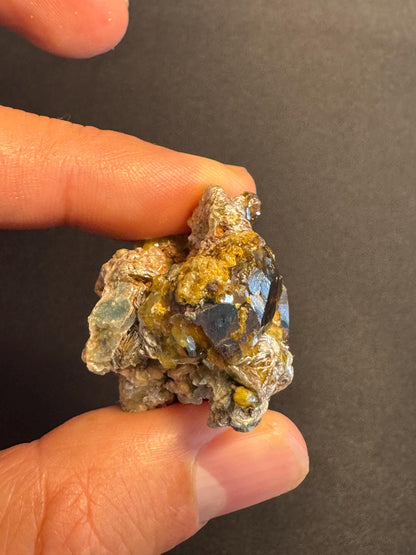 Mali Garnet with Mica – Natural Mineral Specimen from Africa – Collectible Stone, Raw Crystal