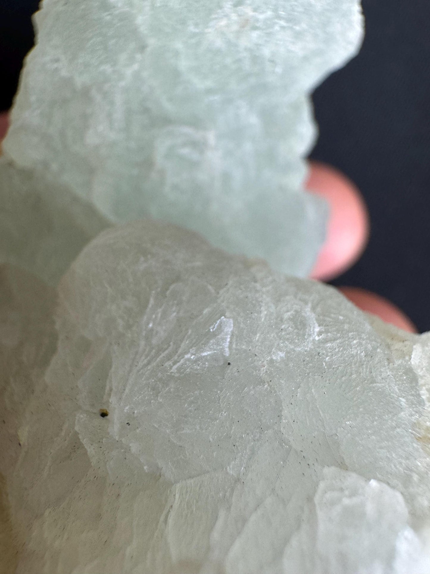 Natural Prehnite Stalactite – Light Green Mineral Specimen from Africa – 117g