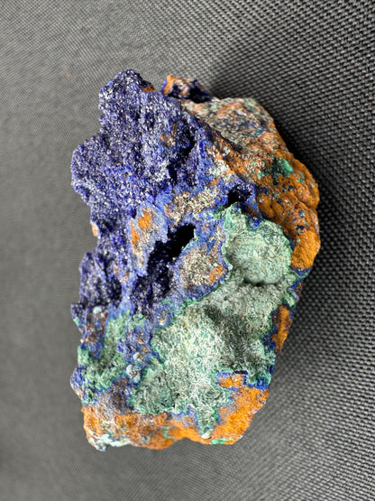 Azurite on Matrix – Deep Blue Mineral Specimen from Katanga, DR Congo – Collector’s Crystal