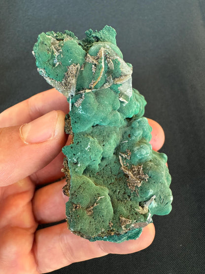 Barite with Malachite – Rare Green and White Mineral Specimen – Collector Crystal (88 g)