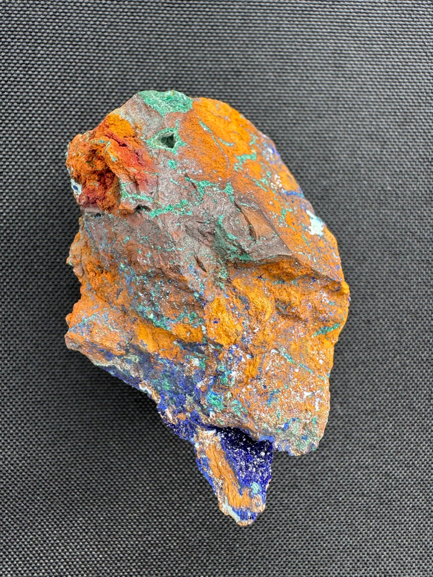 Azurite on Matrix – Deep Blue Mineral Specimen from Katanga, DR Congo – Collector’s Crystal