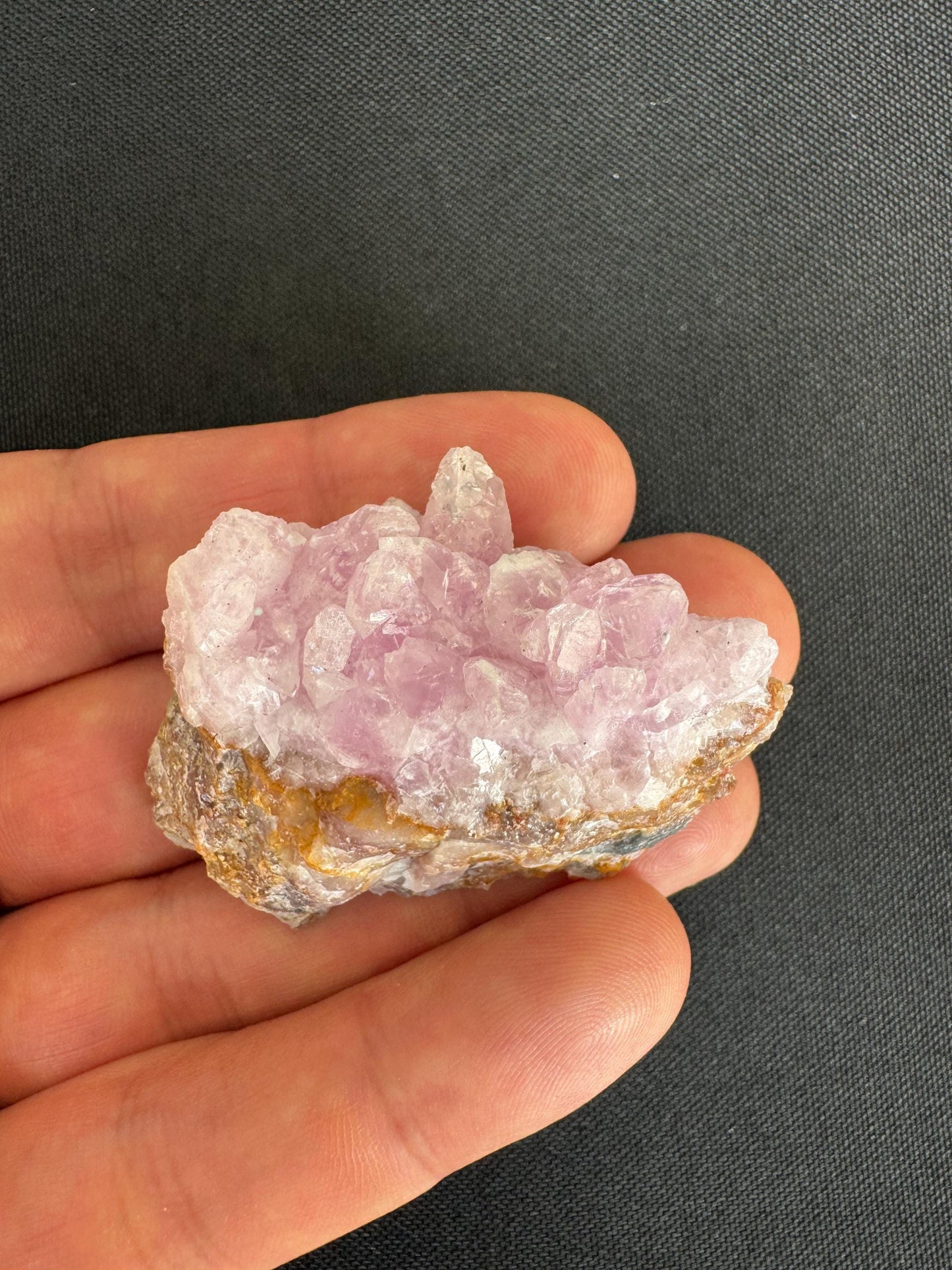 Cobalto-calcite – Sparkling Pink Translucent Crystals – Rare Collector Mineral Specimen (34 g)