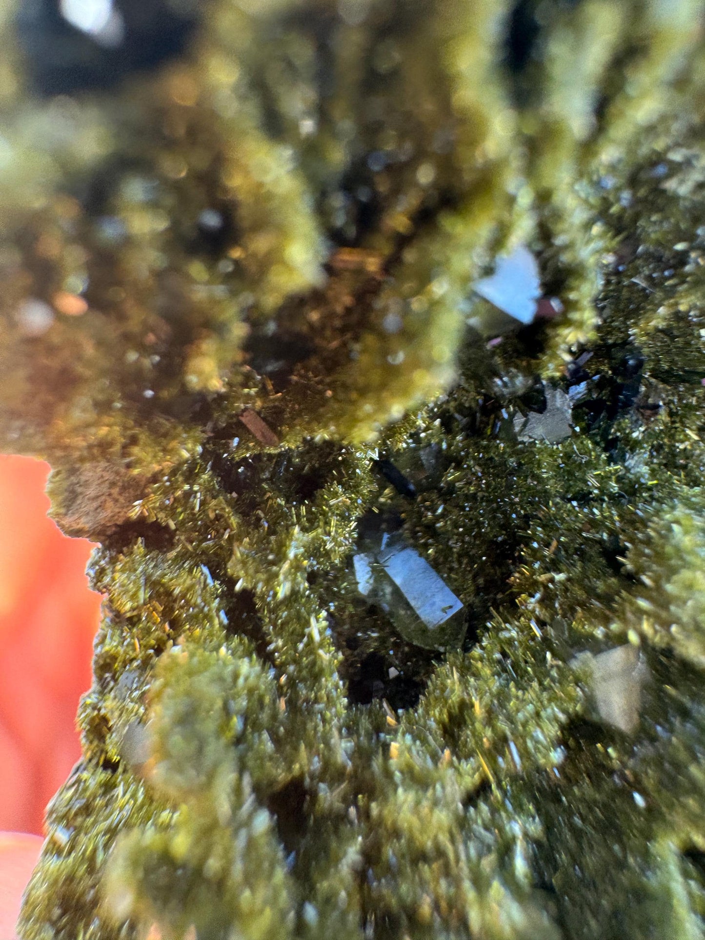 High-Grade Green Epidote with Quartz – Forest Green Crystal Cluster from Turkey